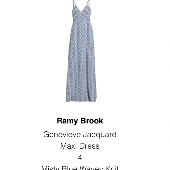 Ramy Brook Genevieve Jacquard Maxi Dress